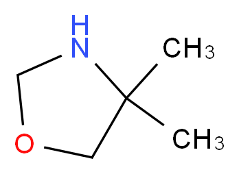 4,4-dimethyl-1,3-oxazolidine_分子结构_CAS_51200-87-4