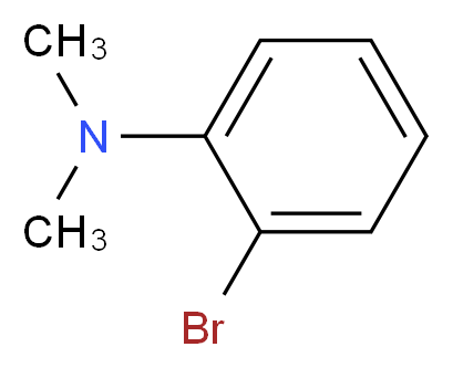 2-Bromo-N,N-dimethylaniline_分子结构_CAS_698-00-0)