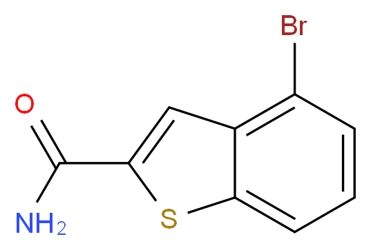 4-bromo-1-benzothiophene-2-carboxamide_分子结构_CAS_93103-86-7
