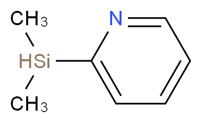 2-(dimethylsilyl)pyridine_分子结构_CAS_21032-48-4