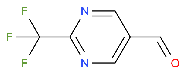 2-(Trifluoromethyl)pyrimidine-5-carbaldehyde_分子结构_CAS_304693-66-1)