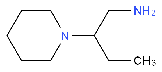 2-(piperidin-1-yl)butan-1-amine_分子结构_CAS_857243-06-2
