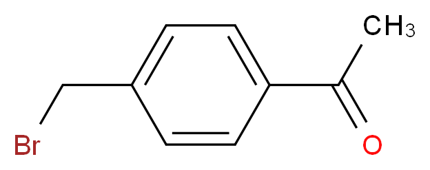 1-[4-(bromomethyl)phenyl]ethan-1-one_分子结构_CAS_51229-51-7