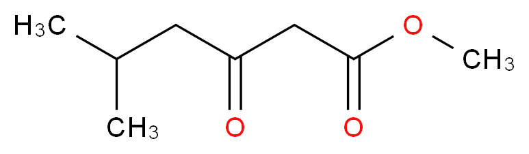 methyl 5-methyl-3-oxohexanoate_分子结构_CAS_30414-55-2