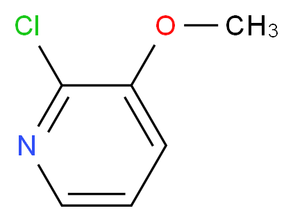 2-Chloro-3-methoxypyridine_分子结构_CAS_52605-96-6)