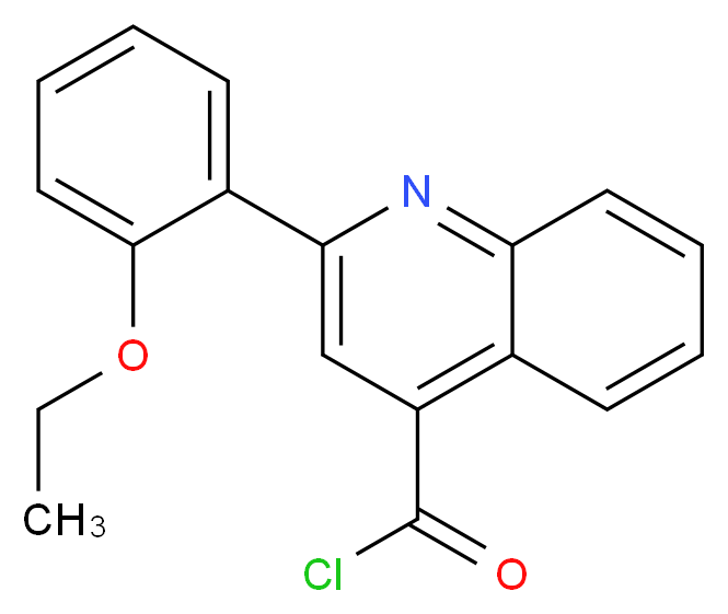 2-(2-Ethoxyphenyl)quinoline-4-carbonyl chloride_分子结构_CAS_)