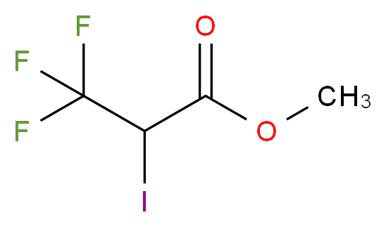 Methyl 2-iodo-3,3,3-trifluoropropanoate 97+%_分子结构_CAS_666-93-3)