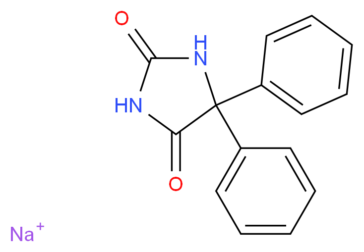 sodium 5,5-diphenyl-2,4-imidazolidinedione_分子结构_CAS_630-93-3)