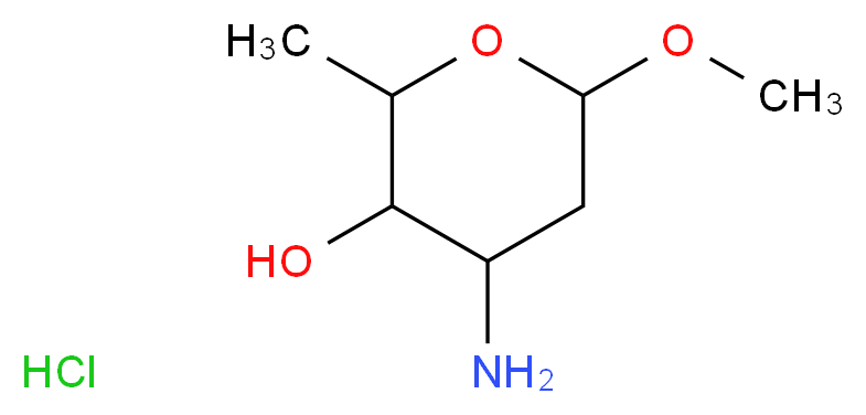 METHYL-L-ACOSAMINIDE_分子结构_CAS_54623-24-4)