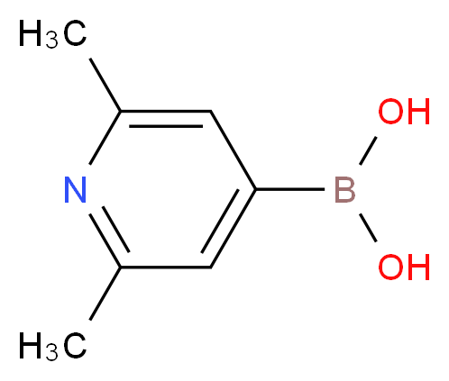 (2,6-dimethylpyridin-4-yl)boronic acid_分子结构_CAS_846548-44-5