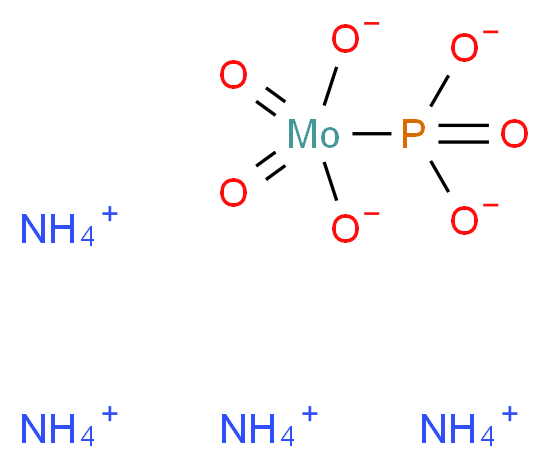 tetraammonium dioxo(phosphonato)molybdenumbis(olate)_分子结构_CAS_12026-66-3