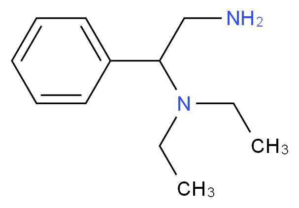 N*1*,N*1*-Diethyl-1-phenyl-ethane-1,2-diamine_分子结构_CAS_31788-97-3)