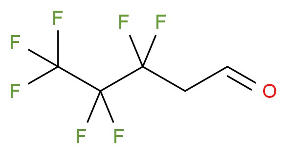 3,3,4,4,5,5,5-heptafluoropentanal_分子结构_CAS_126015-32-5