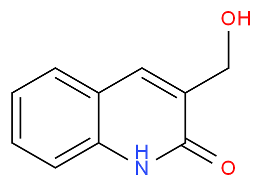3-(Hydroxymethyl)-2(1H)-quinolinone_分子结构_CAS_90097-45-3)