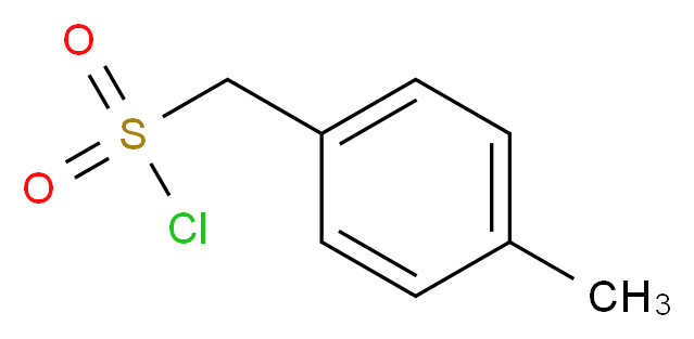 4-Methylbenzylsulfonyl chloride_分子结构_CAS_51419-59-1)