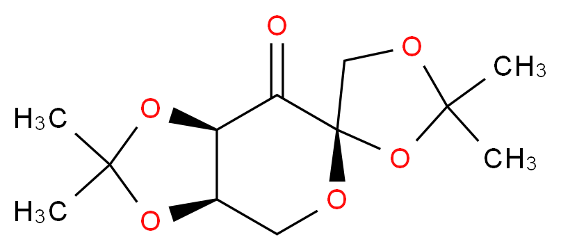 D-1,2:4,5-二邻异丙二烯-B-D-红-2,-己基_分子结构_CAS_18422-53-2)