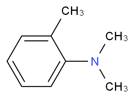 N,N,2-trimethylaniline_分子结构_CAS_609-72-3