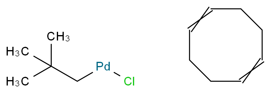 氯[(1,2,5,6-η)-1,5-环辛二烯](2,2-二甲丙基)-钯_分子结构_CAS_935838-06-5)