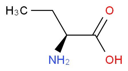 L-2-氨基丁酸_分子结构_CAS_1492-24-6)