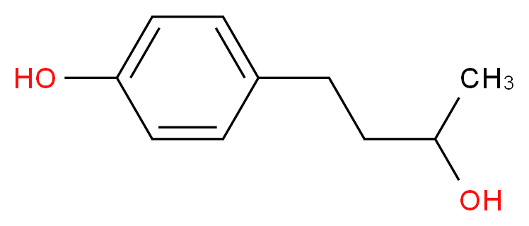 4-(3-hydroxybutyl)phenol_分子结构_CAS_69617-84-1