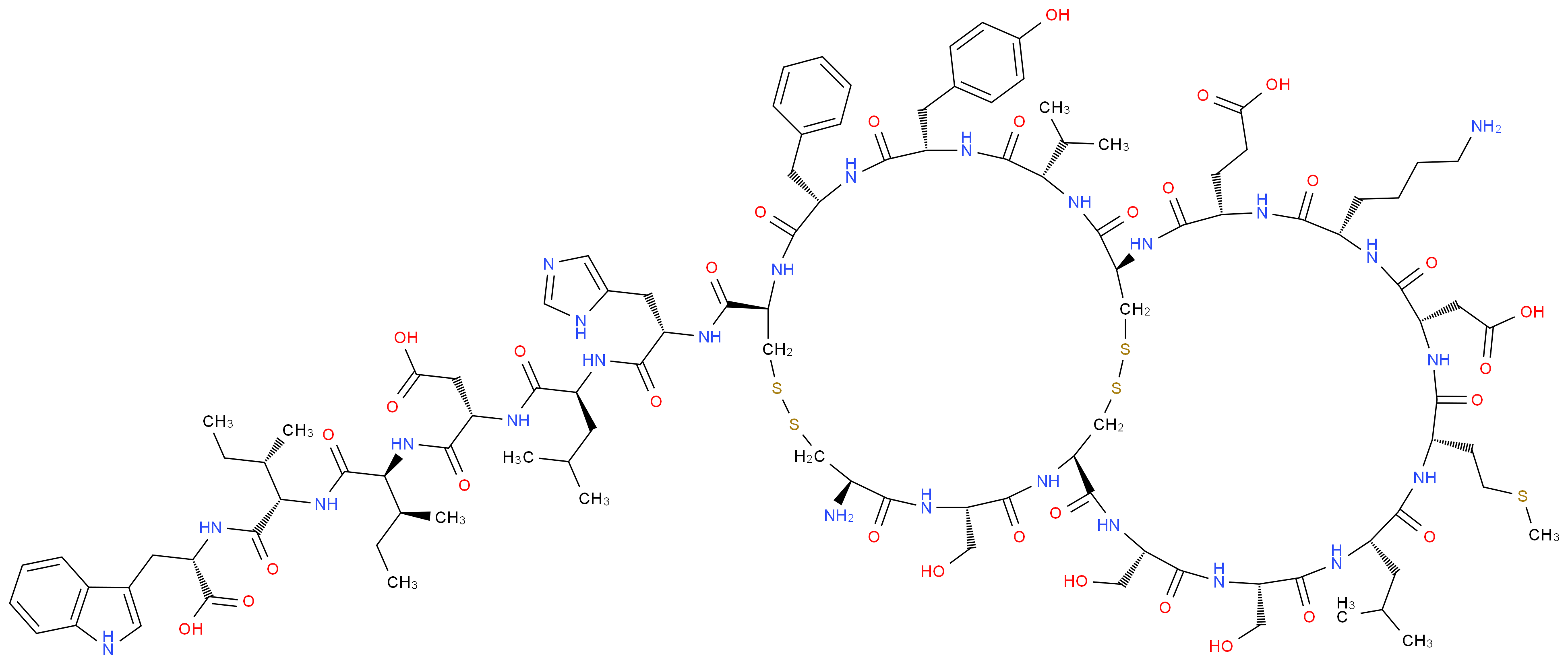 Endothelin 1_分子结构_CAS_117399-94-7)