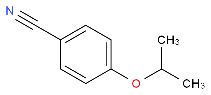 4-(propan-2-yloxy)benzonitrile_分子结构_CAS_91949-95-0