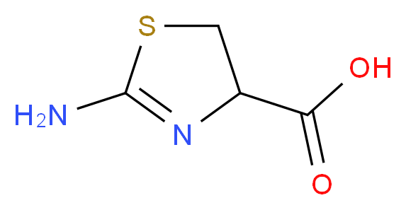 2-Aminothiazoline-4-carboxylic acid_分子结构_CAS_2150-55-2)