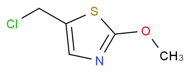 5-(Chloromethyl)-2-methoxy-1,3-thiazole_分子结构_CAS_)