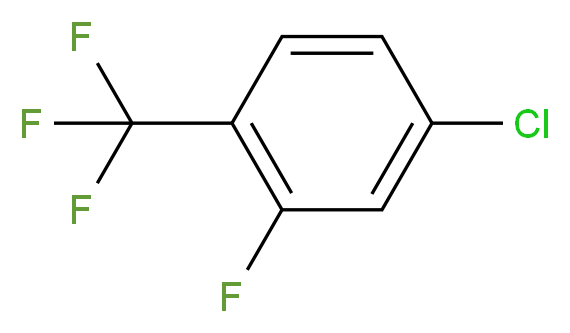 4-Chloro-2-fluoro-1-(trifluoromethyl)benzene_分子结构_CAS_94444-59-4)