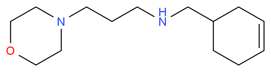 Cyclohex-3-enylmethyl-(3-morpholin-4-yl-propyl)-amine_分子结构_CAS_)