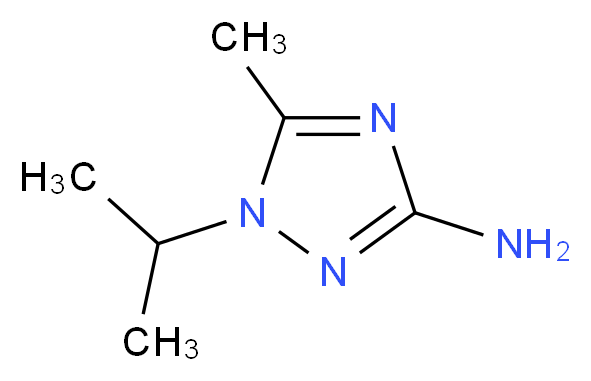 1-isopropyl-5-methyl-1H-1,2,4-triazol-3-amine_分子结构_CAS_938459-10-0)