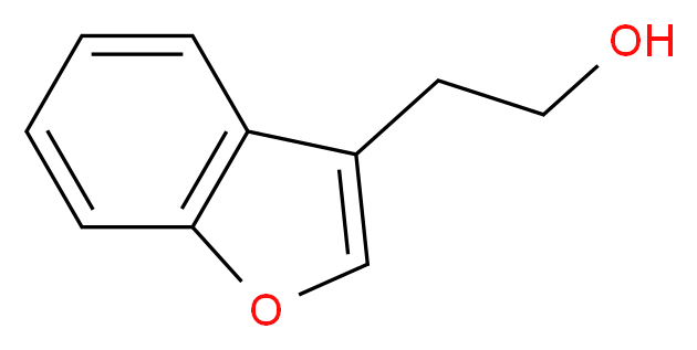 2-benzo[b]furan-3-ylethanol_分子结构_CAS_75611-06-2)