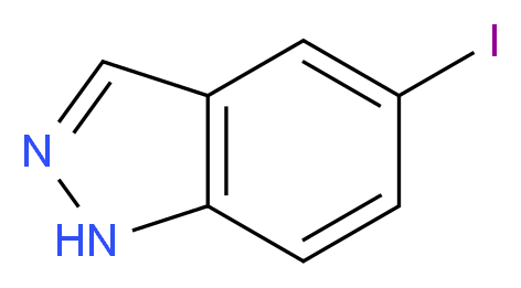 5-Iodo-1H-indazole_分子结构_CAS_55919-82-9)