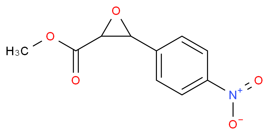 Methyl 3-(4-nitrophenyl)oxirane-2-carboxylate_分子结构_CAS_)