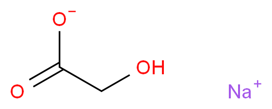 sodium 2-hydroxyacetate_分子结构_CAS_2836-32-0