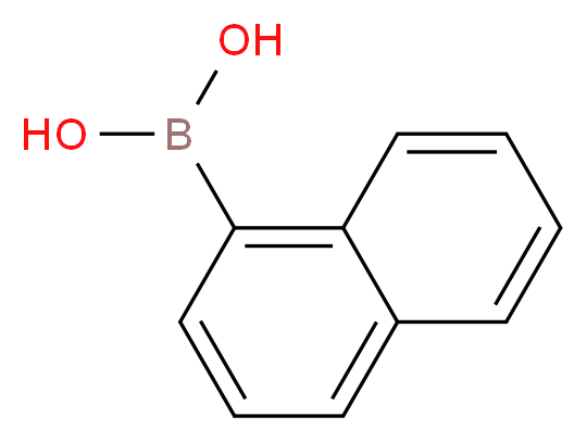 1-萘硼酸_分子结构_CAS_13922-41-3)