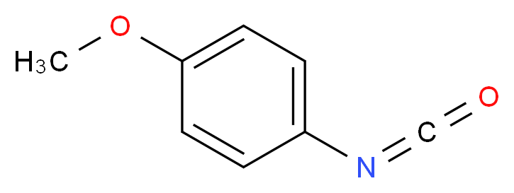 4-甲氧基苯异氰酸酯_分子结构_CAS_5416-93-3)