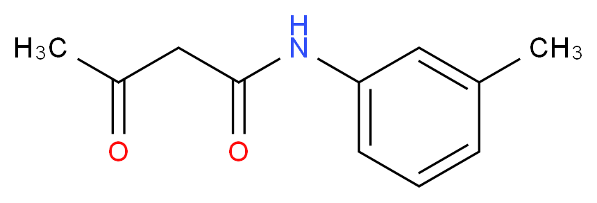 3-Oxo-N-m-tolyl-butyramide_分子结构_CAS_25233-46-9)