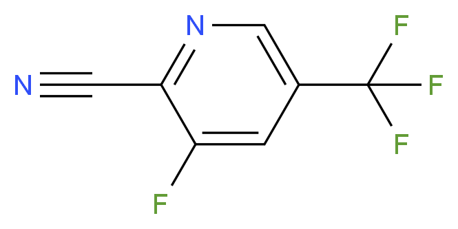 3-Fluoro-5-(trifluoromethyl)pyridine-2-carbonitrile_分子结构_CAS_80194-71-4)