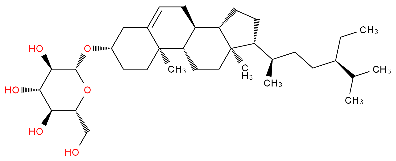 Daucosterol_分子结构_CAS_474-58-8)