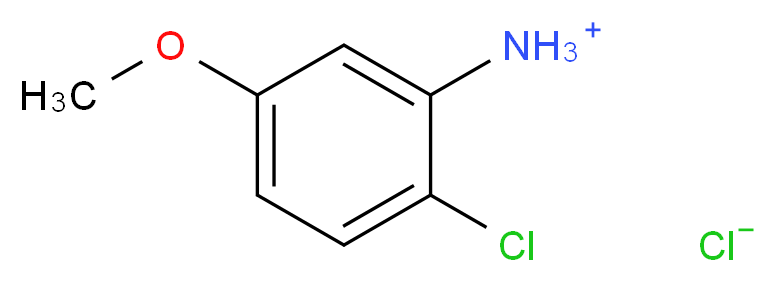 2-氯-5-甲氧基苯胺 盐酸盐_分子结构_CAS_85006-21-9)