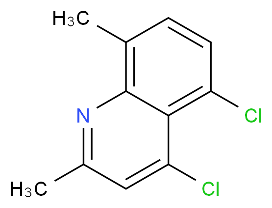 4,5-DICHLORO-2,8-DIMETHYLQUINOLINE_分子结构_CAS_21629-52-7)