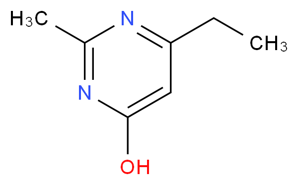 4-Ethyl-6-hydroxy-2-methylpyrimidine_分子结构_CAS_52421-75-7)