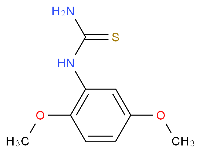 (2,5-dimethoxyphenyl)thiourea_分子结构_CAS_67617-98-5
