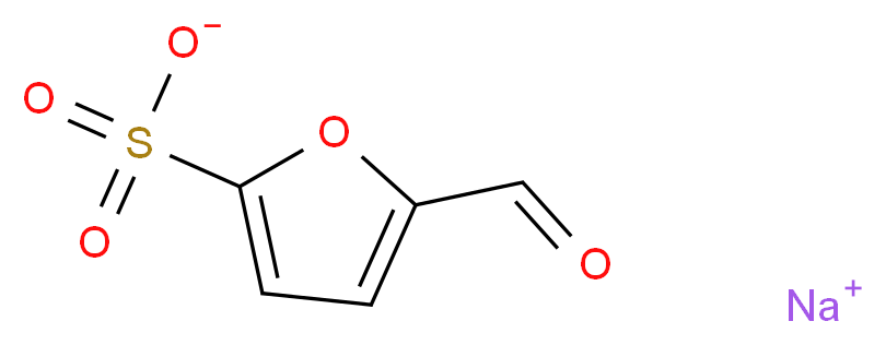 5-甲酰基-2-呋喃磺酸钠_分子结构_CAS_31795-44-5)