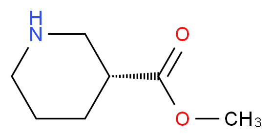 methyl (3R)-piperidine-3-carboxylate_分子结构_CAS_164323-85-7