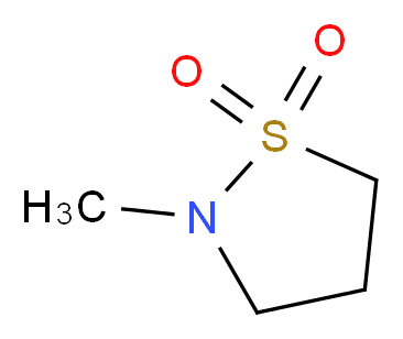 2-methyl-1λ<sup>6</sup>,2-thiazolidine-1,1-dione_分子结构_CAS_83634-83-7