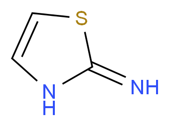 2,3-dihydro-1,3-thiazol-2-imine_分子结构_CAS_96-50-4