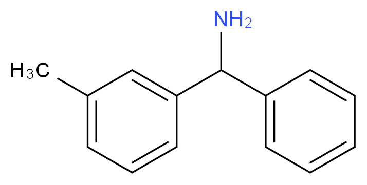 1-(3-methylphenyl)-1-phenylmethanamine_分子结构_CAS_55095-20-0)