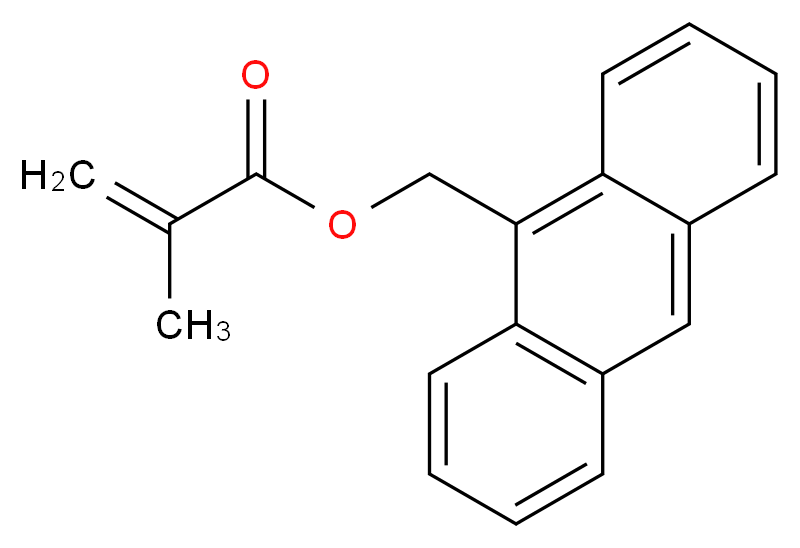 anthracen-9-ylmethyl 2-methylprop-2-enoate_分子结构_CAS_32468-70-5